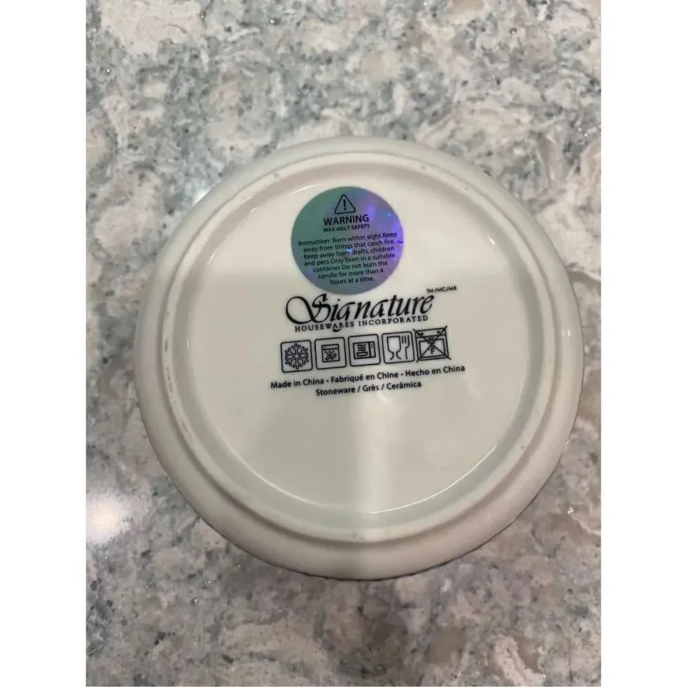 Stoneware Bowl Coconut Candle